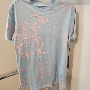 Karl Lagerfeld Blue & Pink T-shirt